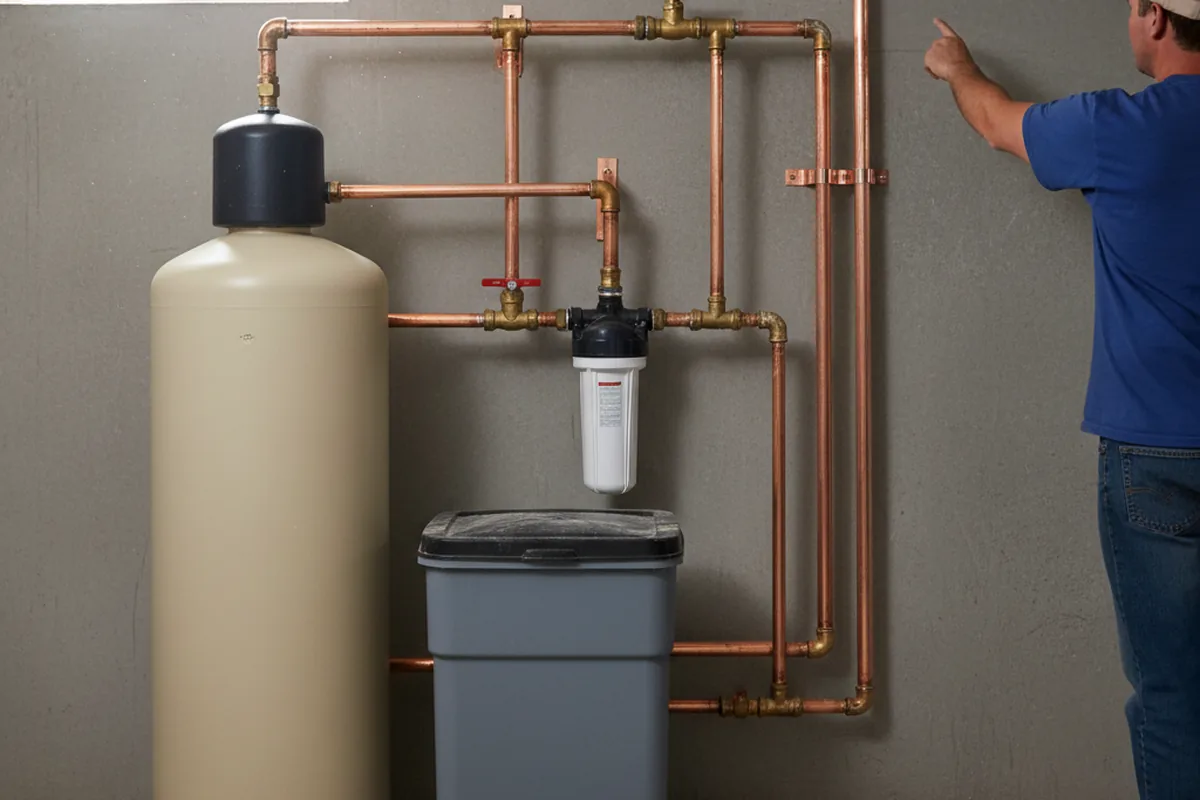 Whole-house water treatment system installed in Leonardsville